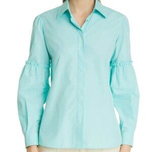 Max Mara Roseto Cotton Poplin Blouse